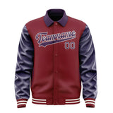 Custom Crimson Red Purple Jacket