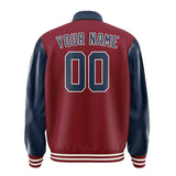 Custom Crimson Red Blue Jacket