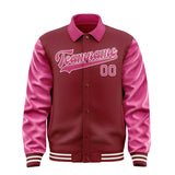 Custom Crimson Red Pink Jacket