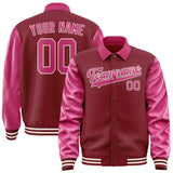 Custom Crimson Red Pink Jacket