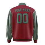 Custom Crimson Red Blue Green Jacket