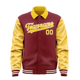 Custom Crimson Red Gold Jacket