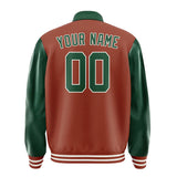 Custom Coral Red Green Jacket