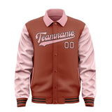 Custom Coral Red Light Pink Jacket