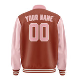Custom Coral Red Light Pink Jacket