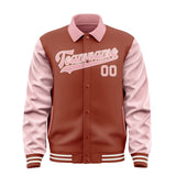 Custom Coral Red Light Pink Jacket