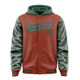 Custom Coral Red Blue Green Jacket