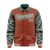 Custom Coral Red Blue Green Jacket