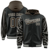 Custom Black Brown Jacket