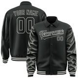 Custom Black Black Jacket