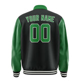 Custom Black Emerald Green Jacket