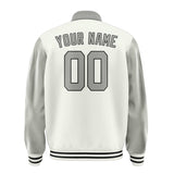 Custom White Gray Jacket