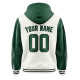 Custom White Green Jacket