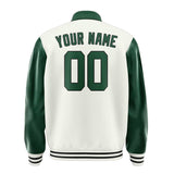Custom White Green Jacket