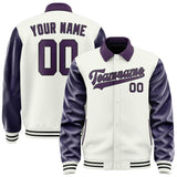 Custom White Purple Jacket