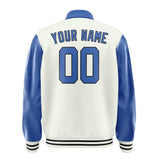 Custom White Sky Blue Jacket