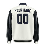 Custom White Navy Jacket