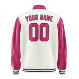 Custom White Pink Jacket