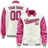 Custom White Pink Jacket