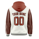 Custom White Coral Red Jacket