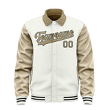Custom White Light Khaki Jacket