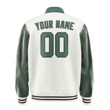 Custom White Blue Green Jacket