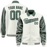 Custom White Blue Green Jacket