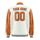 Custom White Orange Jacket