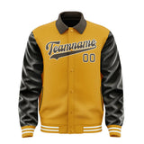 Custom Yellow Brown Jacket