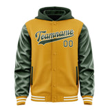 Custom Yellow Dark Green Jacket