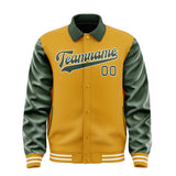 Custom Yellow Dark Green Jacket