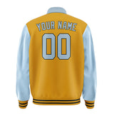 Custom Yellow Light Blue Jacket