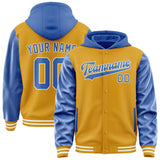 Custom Yellow Sky Blue Jacket