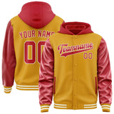 Custom Yellow Red Jacket