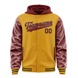 Custom Yellow Crimson Red Jacket