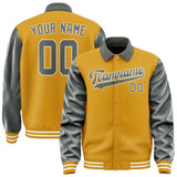Custom Yellow Dark Grey Jacket
