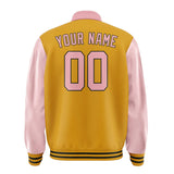Custom Yellow Light Pink Jacket