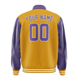 Custom Yellow Light Purple Jacket