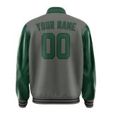 Custom Dark Grey Green Jacket