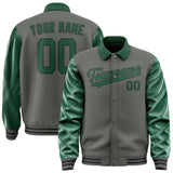 Custom Dark Grey Green Jacket