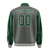 Custom Dark Grey Green Jacket