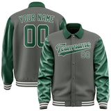 Custom Dark Grey Green Jacket