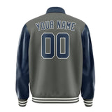 Custom Dark Grey Blue Jacket