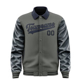 Custom Dark Grey Navy Jacket