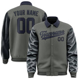 Custom Dark Grey Navy Jacket