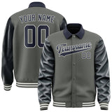 Custom Dark Grey Navy Jacket