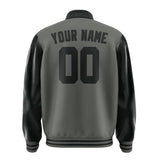 Custom Dark Grey Black Jacket