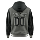 Custom Dark Grey Black Jacket