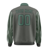 Custom Dark Grey Blue Green Jacket