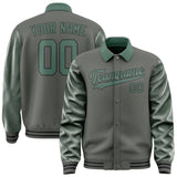 Custom Dark Grey Blue Green Jacket